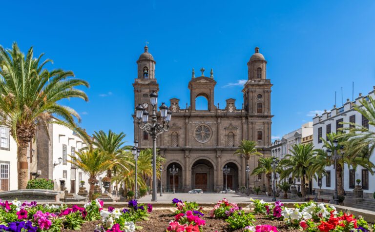 Landscape with Cathedral Santa Ana Vegueta