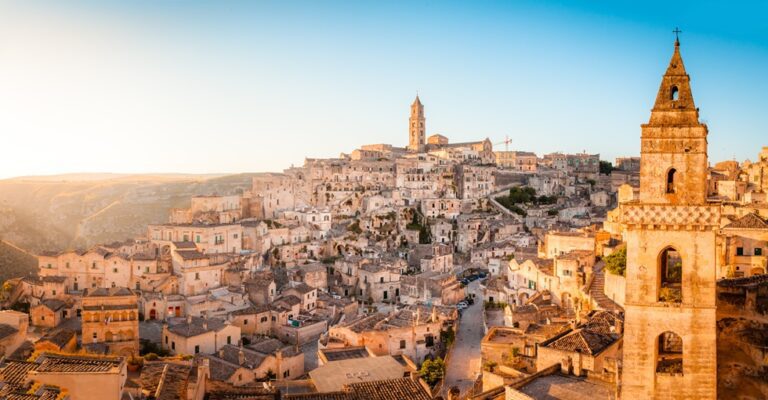 Panoramic,View,Of,The,Ancient,Town,Of,Matera,(sassi,Di